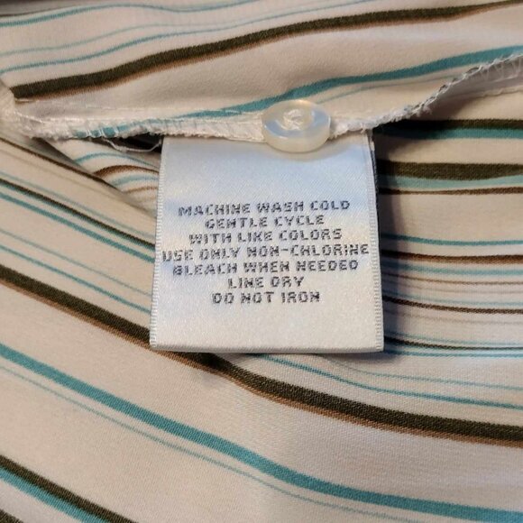 East 5th Striped Short Sleeve Shirt Size 2X - Picture 4 of 4